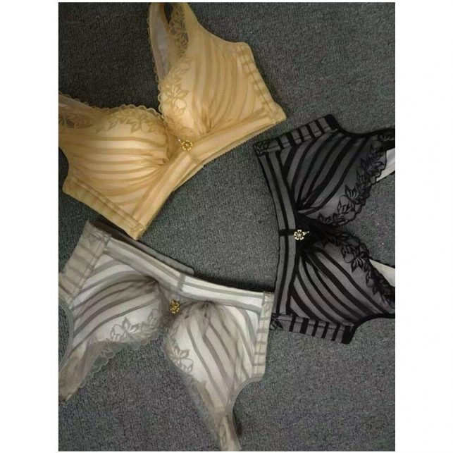 Sexy Underwear Women Bra Set Lingerie Set Luxurious Lace Adjustable Push Up Ladies Bra and Panty Set Embroidery No Rims Lingerie
